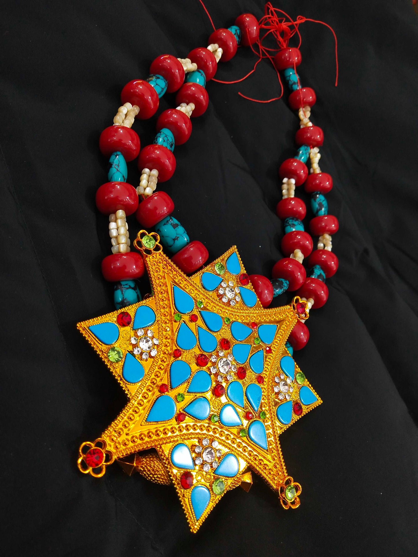 Qiaosheng Tibétain Nouveau Tibétain Ethnique Style Or-plaqué Collier