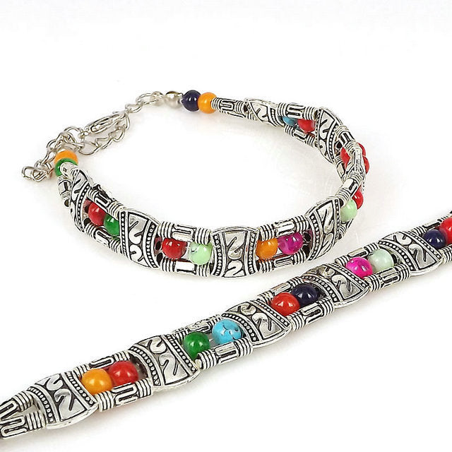 Tibetan beads bracelet